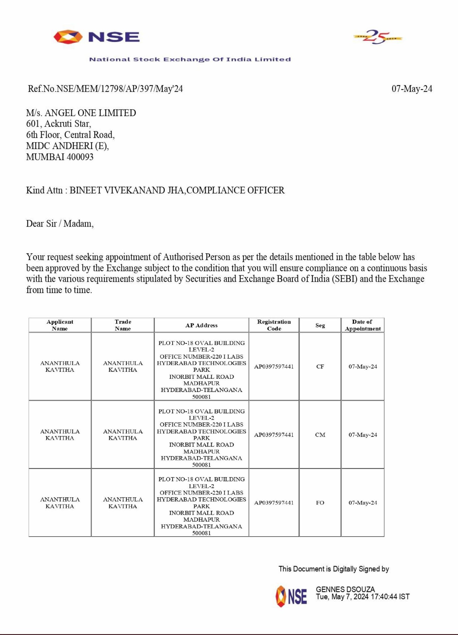 certificate of Incorporation